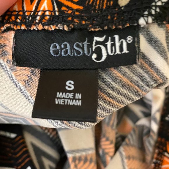 East 5TH Abstract Print Colorful Skirt Women's Size Small Knee Length - Picture 6 of 6